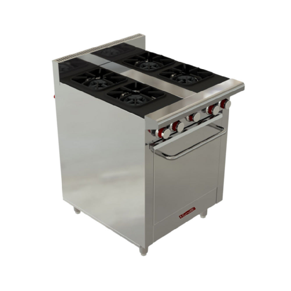 Coriat USA EC-4-HM - Range, Gas, 27-5/32"W X 31-7/8"D X 41-17/32"H