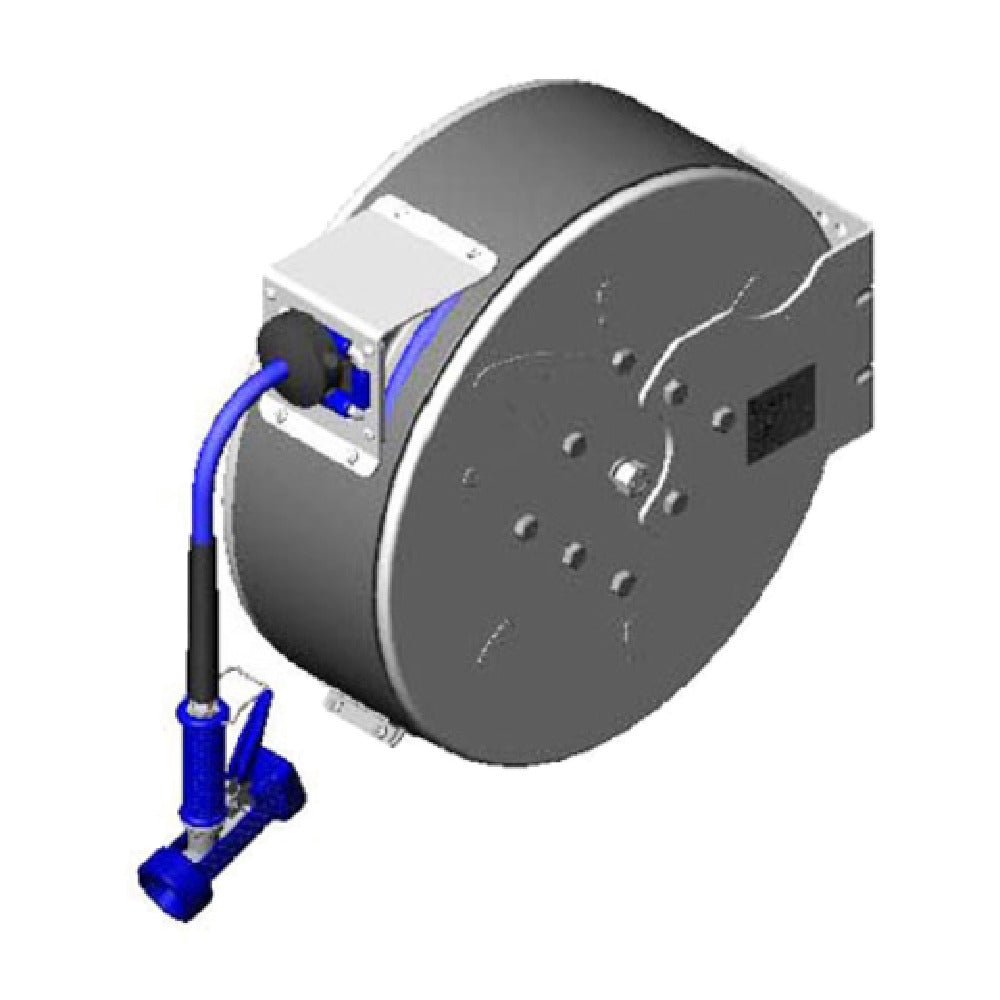 T&S Brass B-7142-C02 Hose Reel System Enclosed 3/8" X 50' Hose With Stainless Steel Rear Trigger Spray Valve