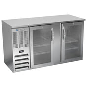 Beverage Air BBN58HC-FG-S - Refrigerated Food Rated Back Bar Storage Cabinet, Two-section