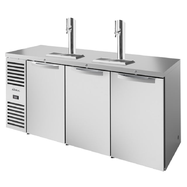 True Refrigeration TDR84-RISZ1-L-S-SSS-1 Refrigerated Draft Bar Cooler Three-section