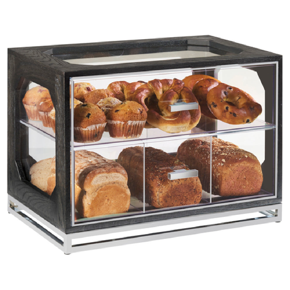 Cal Mil 3820-87 Cinderwood Bread Display 20"W X 13-1/2"D X 15"H Rectangular