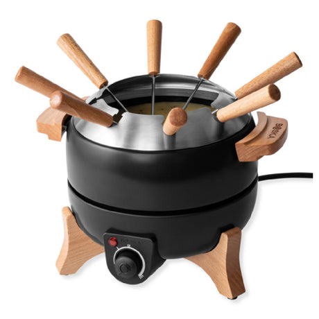 BOSKA Professional Cheese Equipment 853570 Boska Electric Party Fondue Set (US Type A) 10.43''W X 7.87''D X 7.79''H
