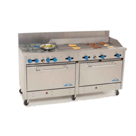 Comstock-Castle 2F330-60 Range Gas 72" Wide