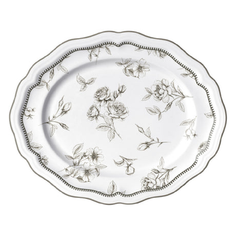 Steelite 62536FP817 Oval Platter 13.0" X 10.5" X 1.0" Adelina