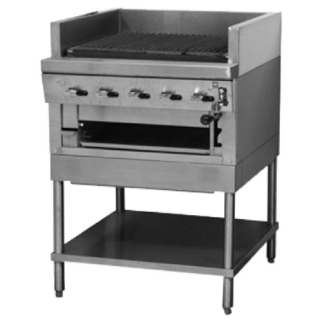 Montague Company UFSM-24C Legend™ Char-Broiler 24" Free-standing Modular Ceramic Briquettes