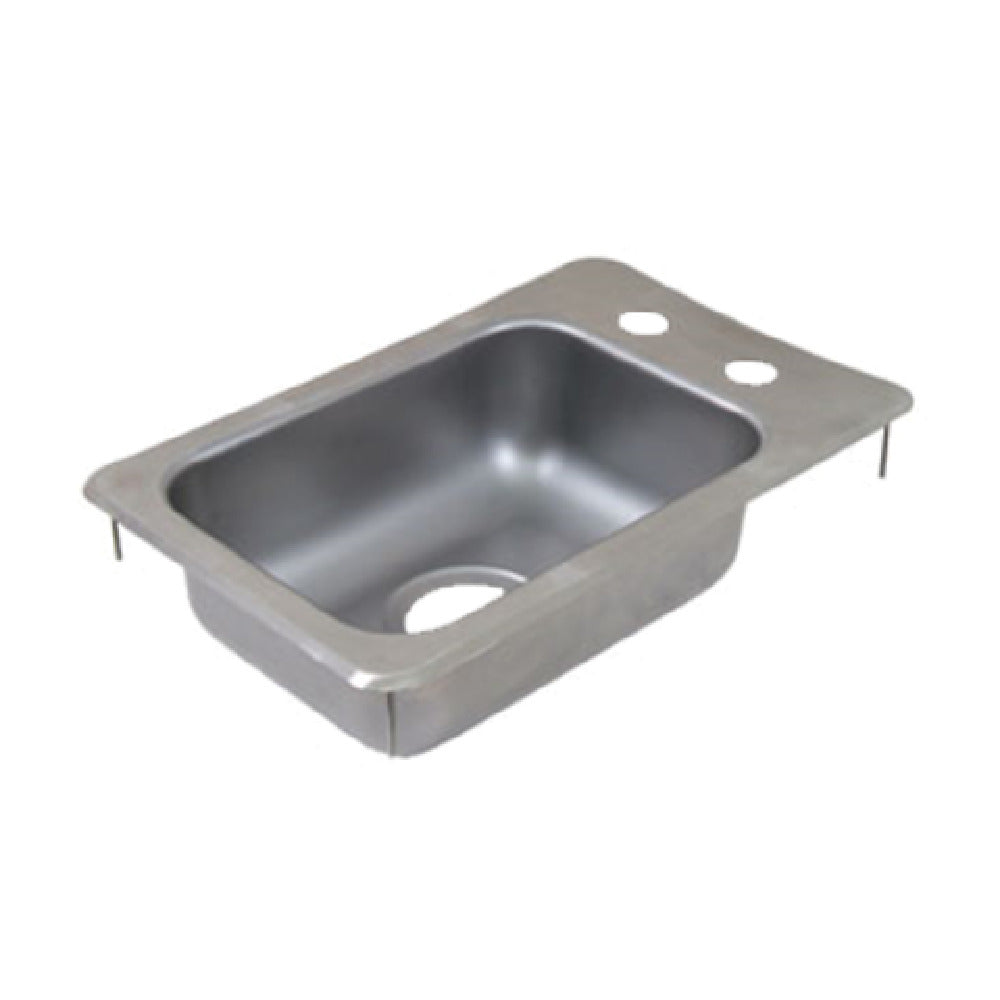 John Boos PB-DISINK101405 Pro-Bowl Drop-In Sink 1-compartment 12-1/8"W X 18-1/2"D X 5" Overall Size