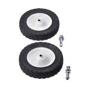 Shortening Shuttle 01-SS-645-02 2pcs. 8" Ball Bearing Offset Wheel 2pcs. Wheel Bolt