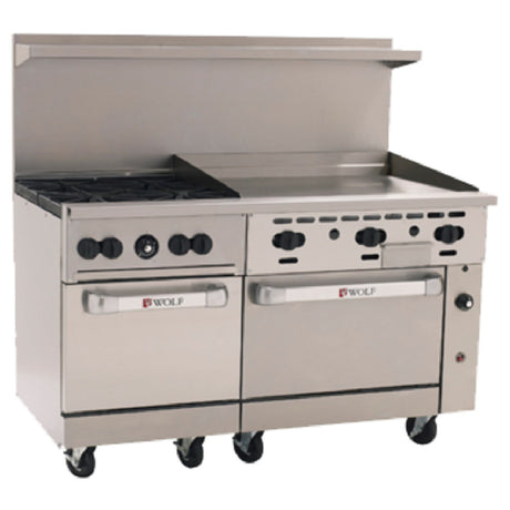 Wolf C60SS-4B36G_LP Challenger XL™ Restaurant Range 60" Gas