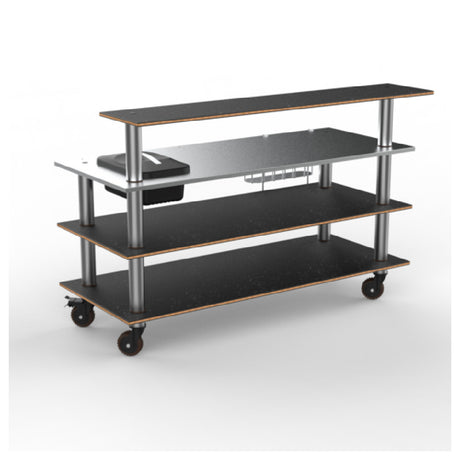 Steelite MGCMLC05MSXH - Modular Pro Bar Ice Bin Stainless Steel Top Marble, 71.0" X 34.5" X 47.0"