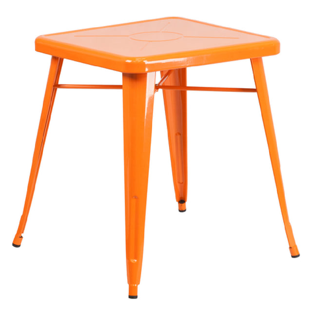 Flash Furniture CH-31330-29-OR-GG Table 23-3/4"W X 23-3/4"D X 29"H (footprint: 27-3/4"W X 27-3/4"D)