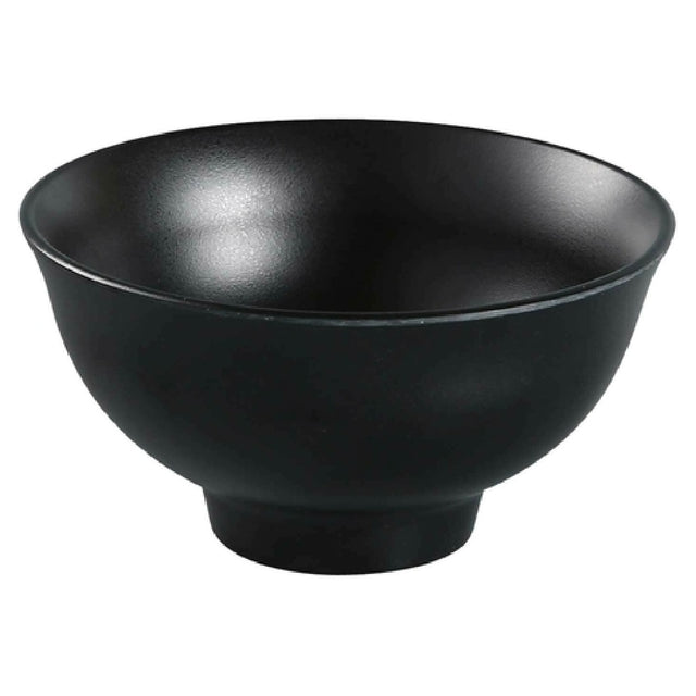 Yanco BP-3004 Black Pearl Rice Bowl 7 Oz. 4-1/2" Dia. X 2-1/8"H