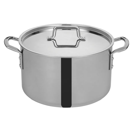 Winco TGSP-16 Tri-Gen™ Induction-Ready Stock Pot 16 Qt. 12-1/2" Dia. X 9-1/16"H