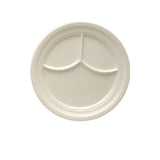 Yanco NC-510I Nu-Classic Compartment Plate 9-1/2" Dia. 3-compartments