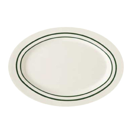 GET Enterprises M-4010-EM Emerald™ Platter 16-1/4" X 12" Oval