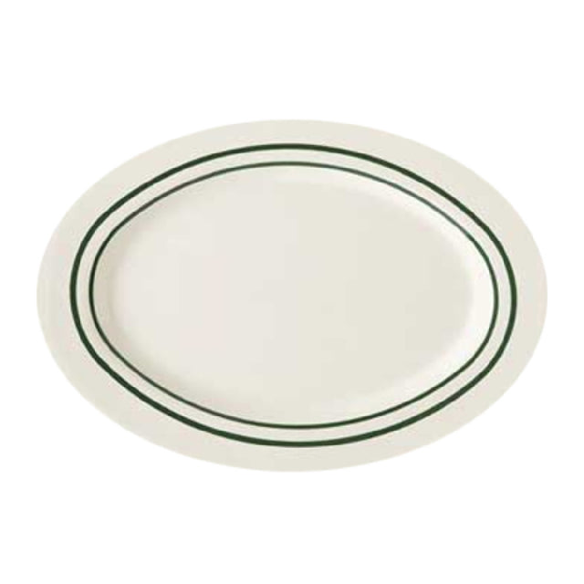 GET Enterprises M-4020-EM Emerald™ Platter 14" X 10" Oval