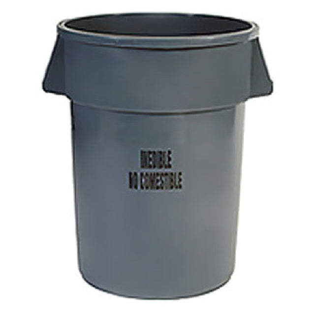 Rubbermaid FG264356GRAY - BRUTE® Food Processing Container, Without Lid, 44 Gallon