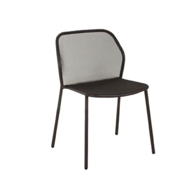 Emuamericas Llc E521-23 Darwin Stacking Side Chair Outdoor/indoor Steel Mesh Seat And Back