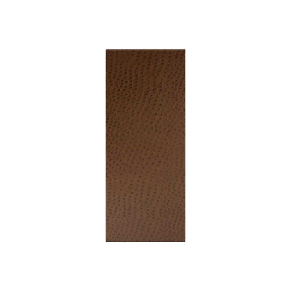 Risch CH-6V 4.25X11 Chesterfield Padded Ostrich Texture Faux-leather Menu Cover (specify Color)