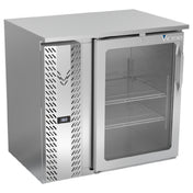 Victory VBBN36HC-FG-S - Back Bar Refrigerator, Food Rated, One-section