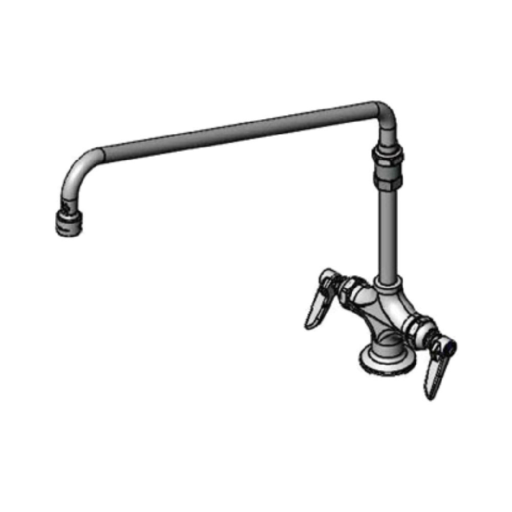 T&S Brass B-0270-144XVF22 Pantry Mixing Faucet Double 18" Swing Nozzle