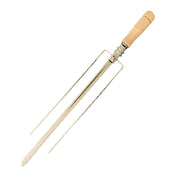 Skyfood Equipment AC-0006 Brazilian Flame Grill Skewer 3 Splits Stainless Steel