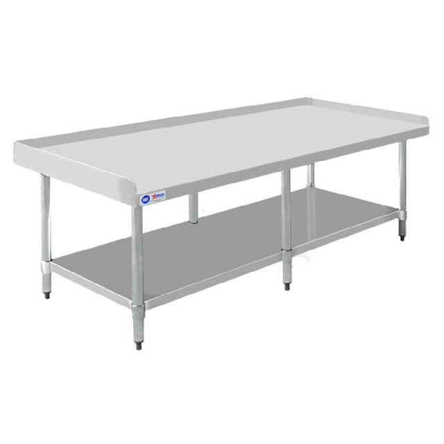 Omcan 47994 Equipment Stand 72"W X 30"D Stainless Steel Top With 2" Upturn On Rear & Sides