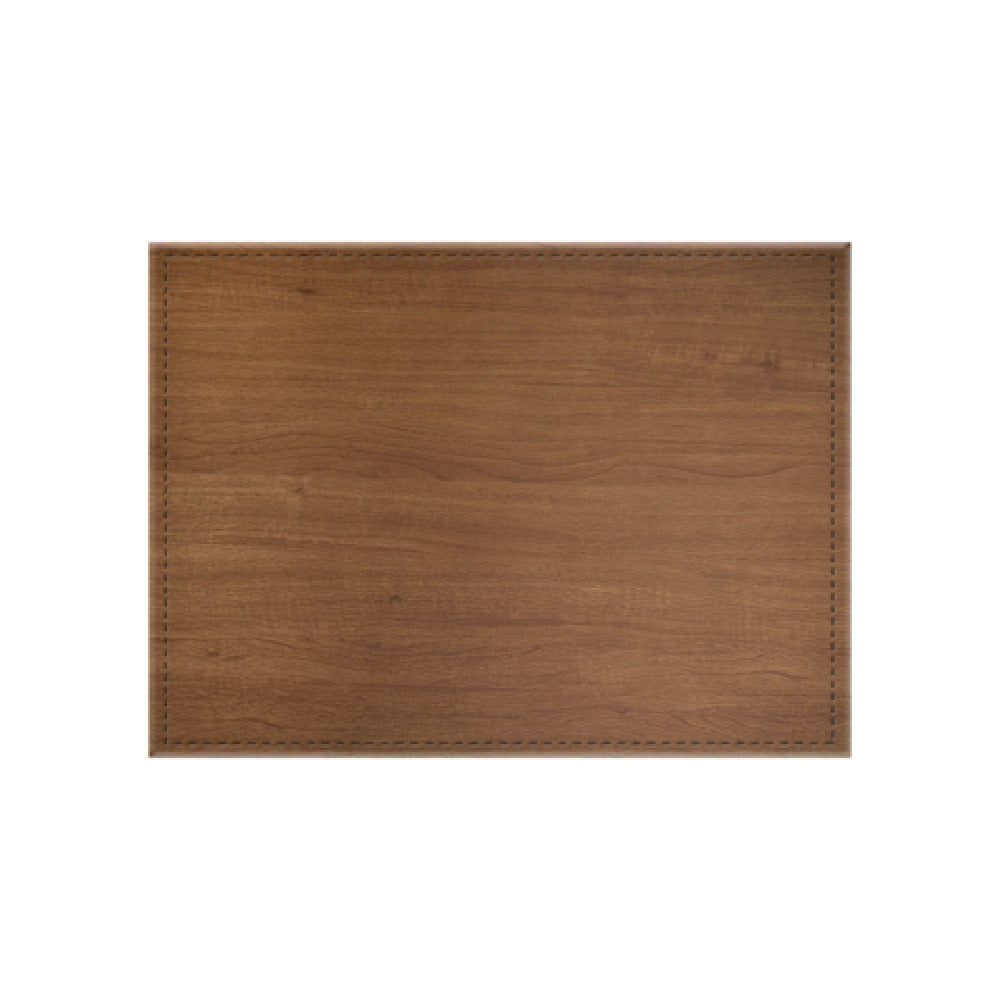 Risch TABLEMAT-SHERWOOD 15X11 Sherwood Faux-wood Table Mat (specify Color) 15" X 11"