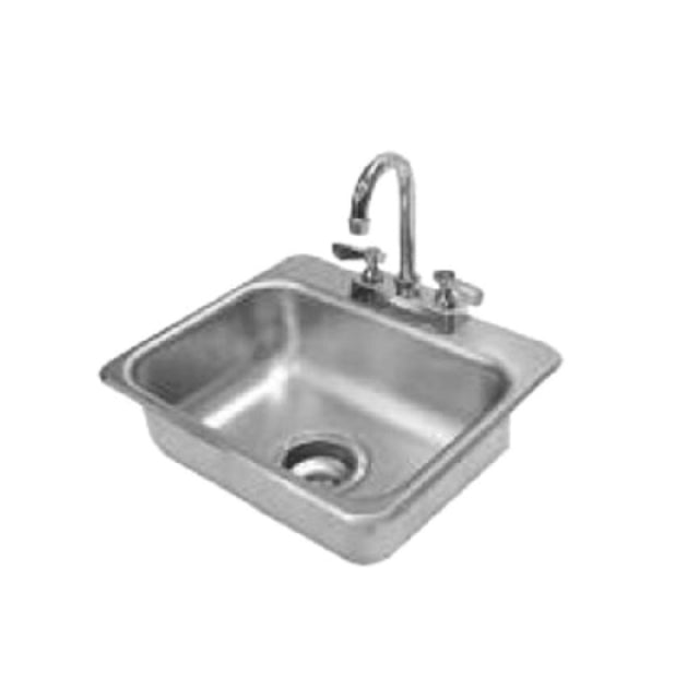 Advance Tabco DI-1-35 Drop-In Sink 1-compartment 14" Wide X 10" Front-to-back X 5" Deep Bowl