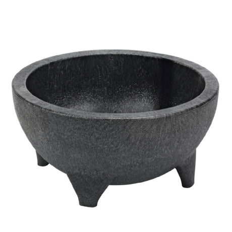 Service Ideas MB56BL Service Ideas FIESTA SOLUTIONS Molcajete Bowl 56 Ounce Black