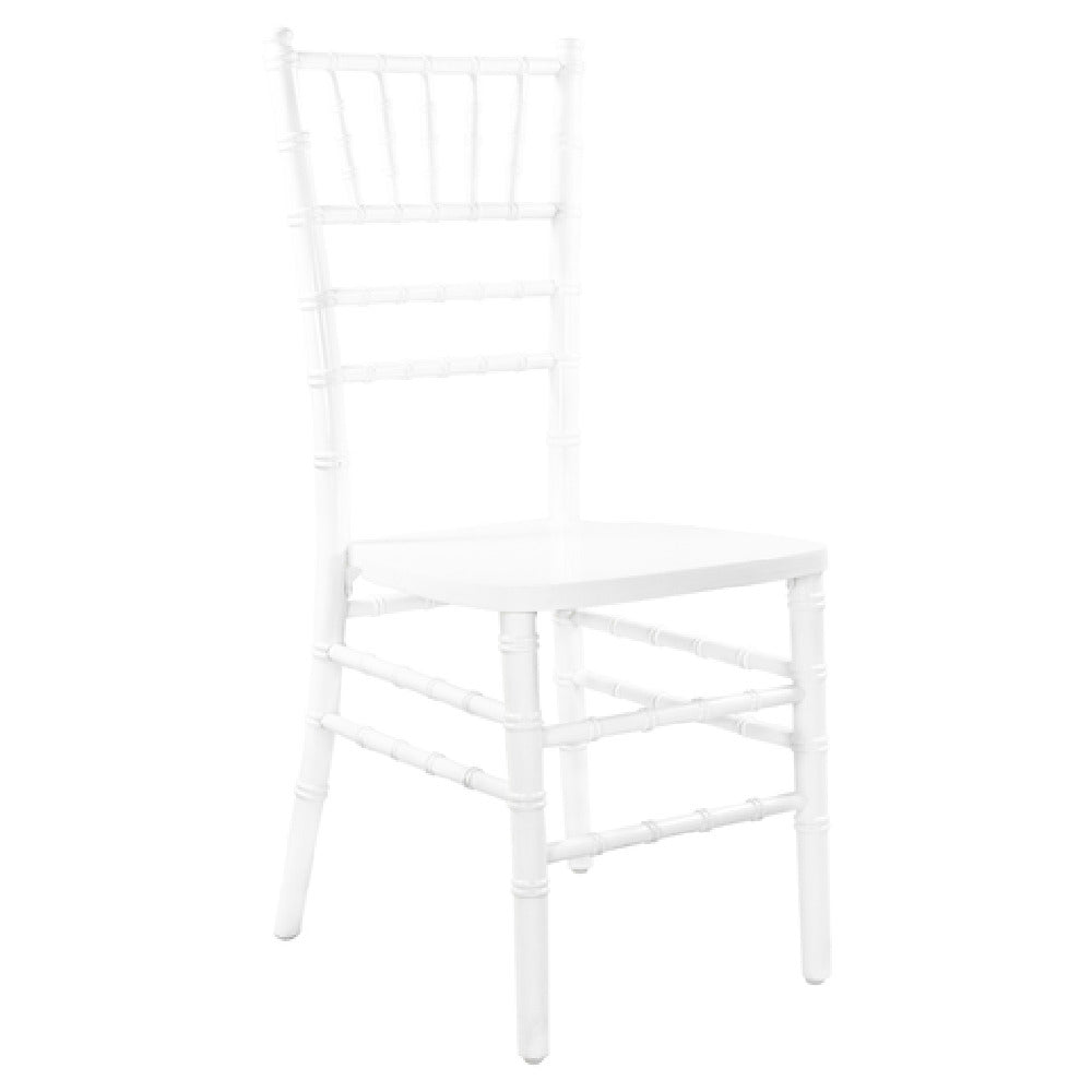 Flash Furniture WDCHI-W Advantage Chiavari Chair Wood White