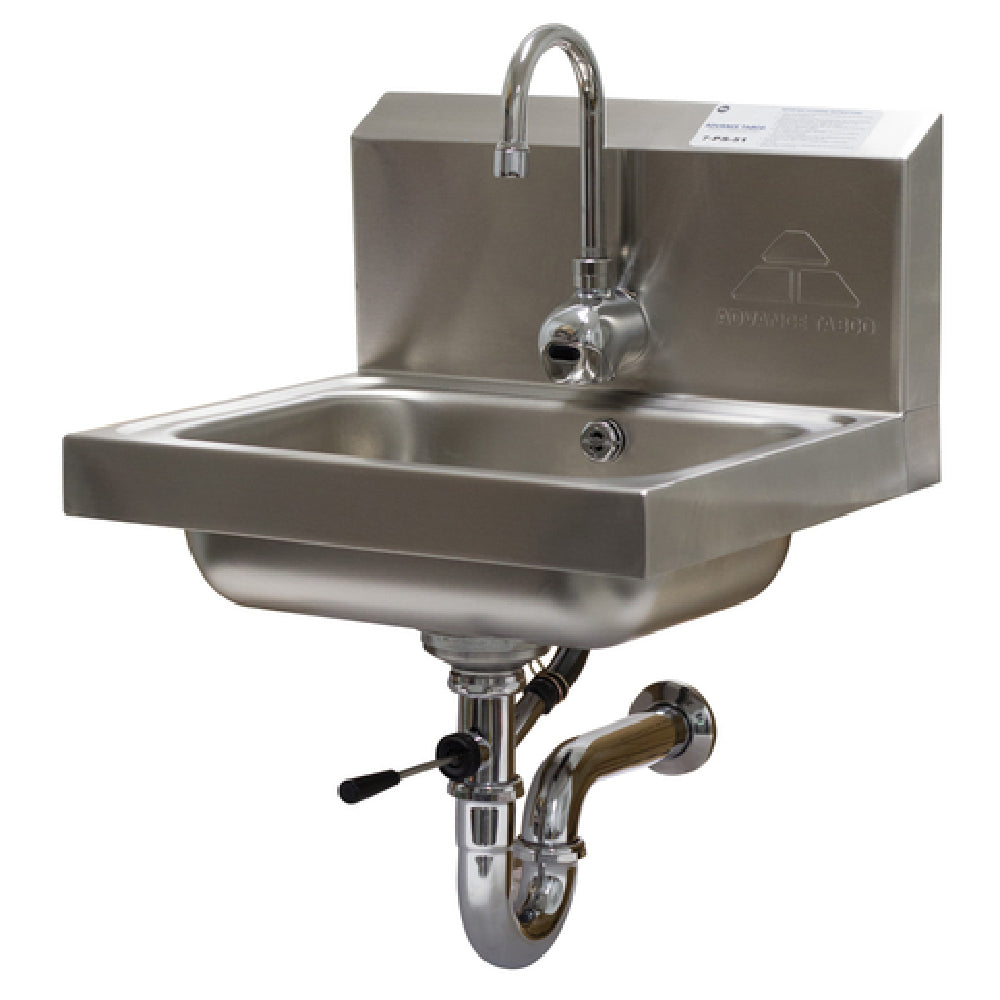 Advance Tabco 7-PS-51 Hand Sink Wall Mounted 14" Wide X 10" Front-to-back X 5" Deep Bowl