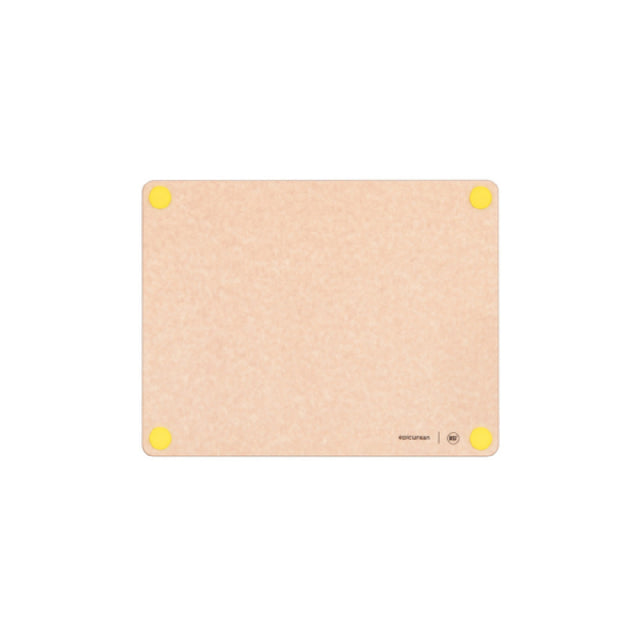 Epicurean 622-14110108 Epicurean HACCP Non-Slip Cutting Board 14.5" X 11.25" X 3/8" In Natural With Yellow Poultry Feet