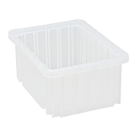 Quantum DG91050CLCS - Dividable Grid Container, 11-7/8"L X 8-1/4"W X 5"H, Clear