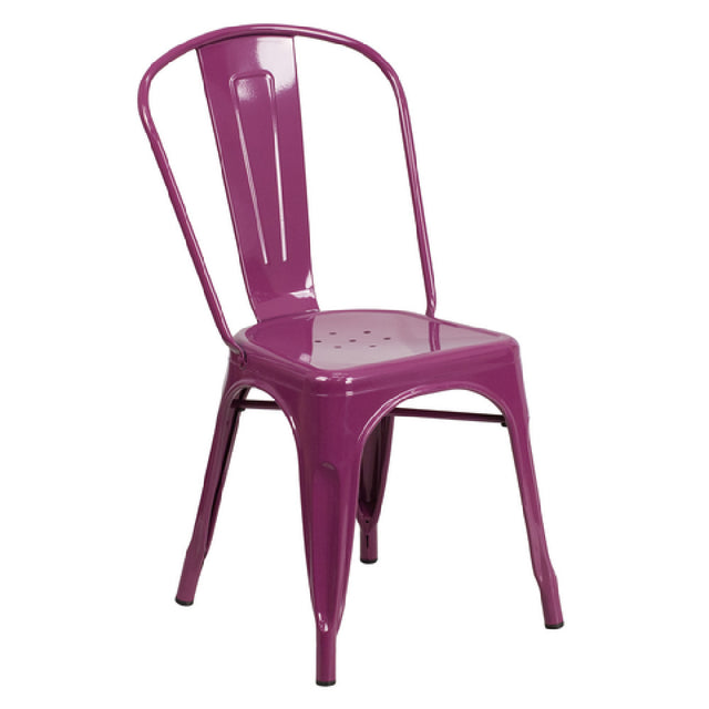 Flash Furniture ET-3534-PUR-GG Chair 500 Lb. Weight Capacity Stackable