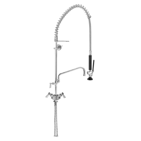 Fisher 34169 Pre-Rinse Unit Single-deck Dual Control With Spring Action Flexible Gooseneck