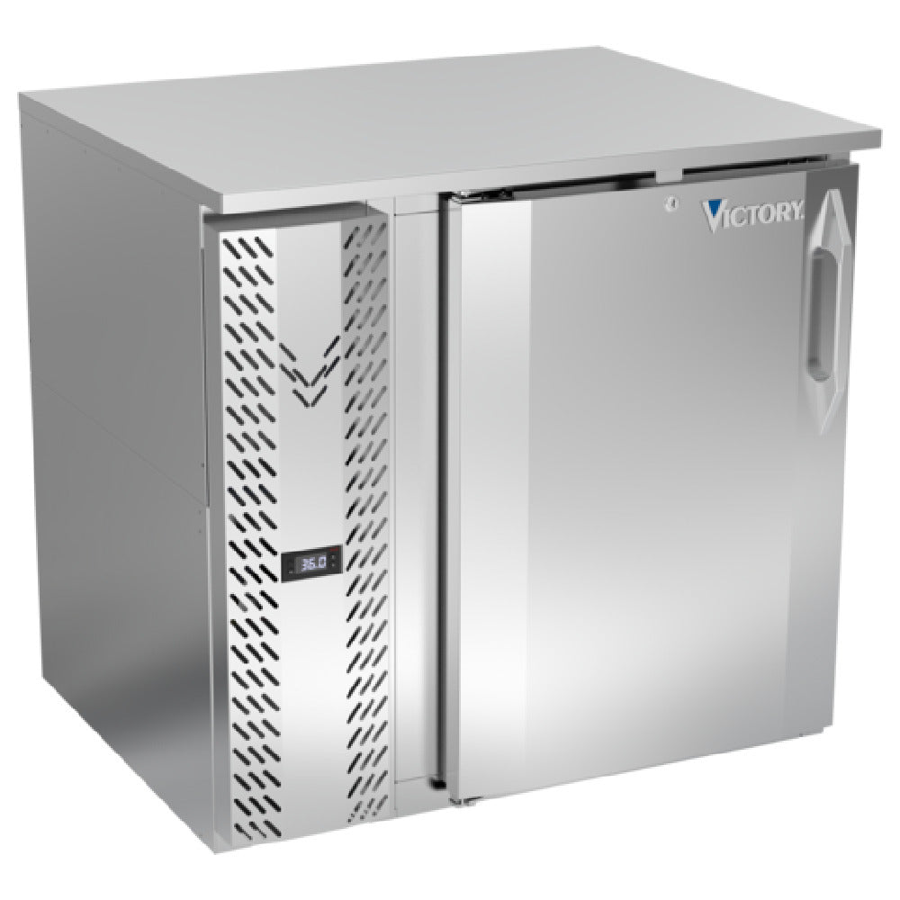Victory VBB36HC-S - Back Bar Refrigerator, One-section, 36"W X 30-1/8"D X 34"H