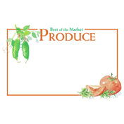 Hubert 63504 - Sign Card, "Best Of The Market Produce" Imprinted, 11" X 7"