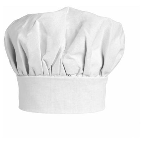 Chef Approved 167CHFHATWH Chef's Hat 13" Adjustable Velcro Back