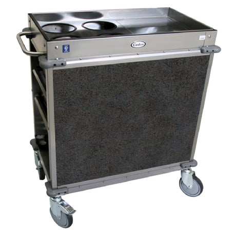 Cadco BC-2-L3 MobileServ® Beverage Cart Standard (4) Airpot Wells