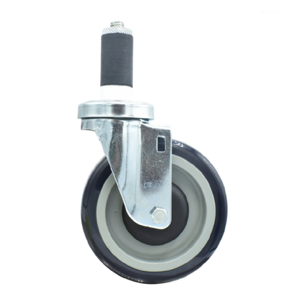 BK Resources 5SBR-2RA-PLY - Swivel Caster, 1-1/4" Expanding Stem, 5" Polyolefin Wheel