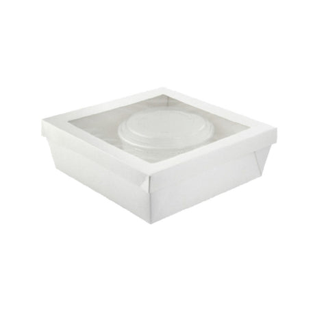 PacknWood KRAYWH228 - VIP Meal Kit, Includes: (300) 210paper Box With Window, (360) 210PC750B Round Containers