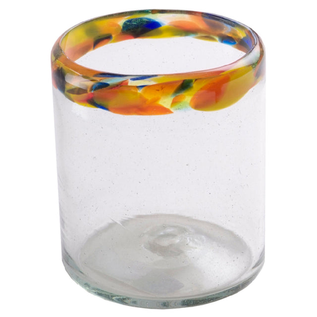 Orion Trading & Design G167-MR Confetti Beverage Glass 12 Oz. 3" Dia. X 3-3/4"H