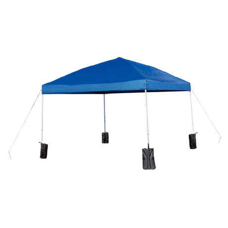 Flash Furniture JJ-GZ1010PKG-BL-GG Pop-up Canopy Tent 10' X 10' Wheeled Case