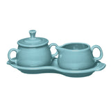 Steelite HL821349 China Sugar Cream Tray Set 9.875"W X 4.75"D X 4.25"H Fiesta Sky