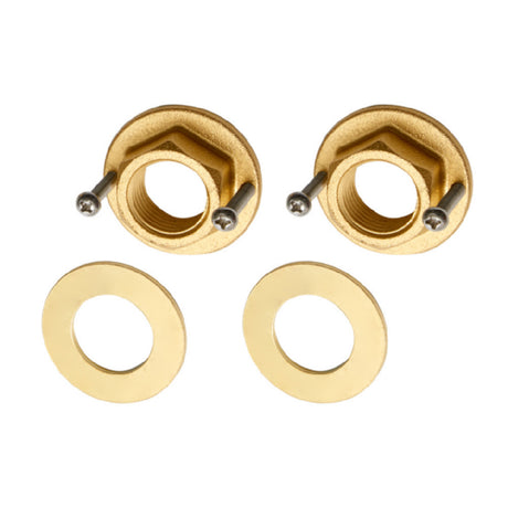 Krowne 21-182 - Royal Series 1/2" Faucet Locknut, With Set Screws