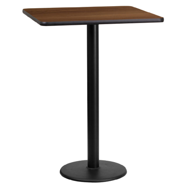 Flash Furniture XU-WALTB-2424-TR18B-GG Table 24"W X 24"D X 43-1/8"H Bar Height