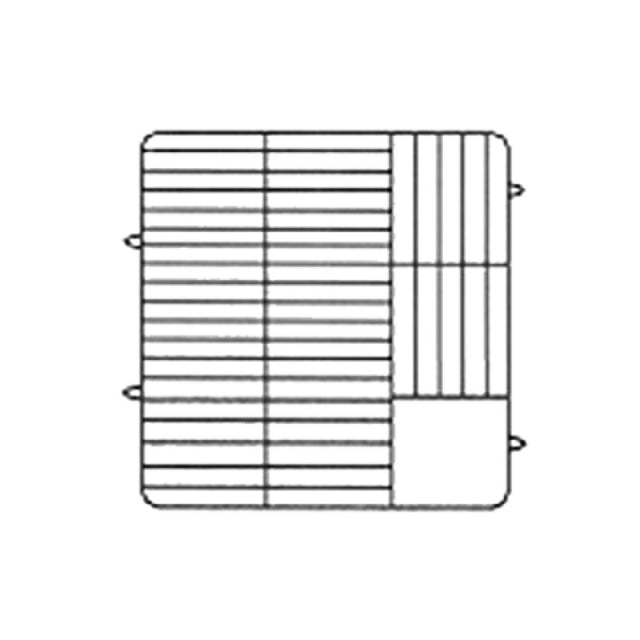 Vollrath PM4806-2-32 Plate Crate® Dishwasher Rack 5" To 6" Dia. (2) Extenders With Wire Dividers