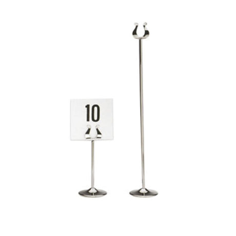 Bauscher Hepp 60.5495.1900 - Table Number Stand, 7-1/2"H (190mm), 18/10 Stainless Steel