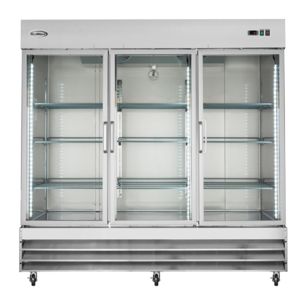 Koolmore RIR-3D-GD - Refrigerator, Reach In, Three-section
