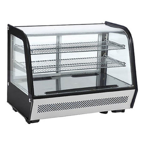 Admiral Craft BDRCTD-160 Black Diamond Refrigerated Display Case Countertop 35"W